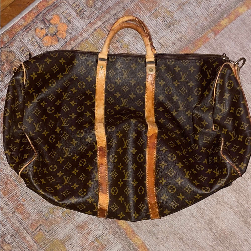 Louis Vuitton Monogram Brown Travel Bag
